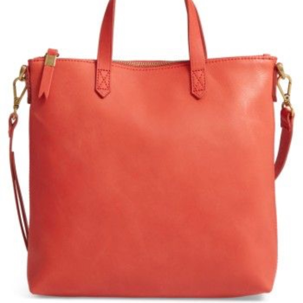 Madewell Zip Top Transport Leather Crossbody